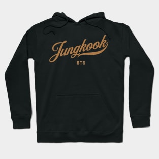 BTS Jungkook baseball sport typography Hoodie